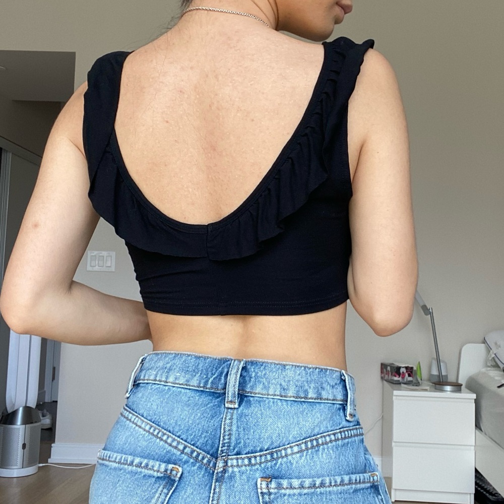 TOPSHOP Petite Ruched Tank - Picture 3 of 8